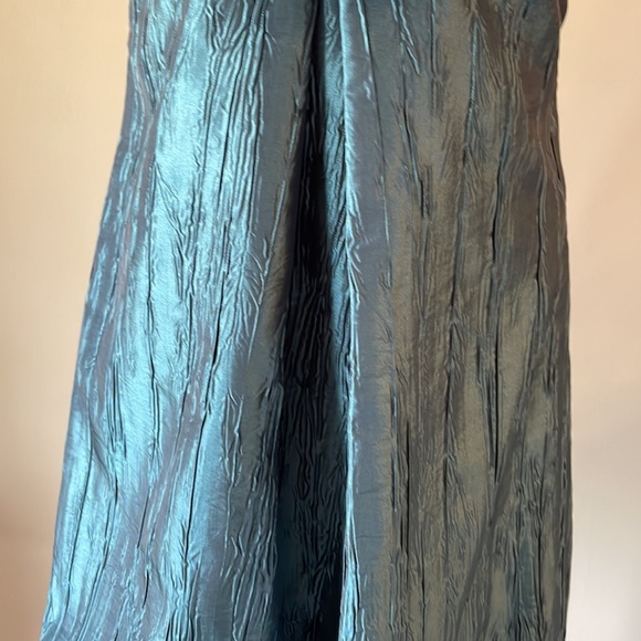 JUMP APPAREL Junior formal mini dress strapless bow / crinkle / balloon hem 13 - Picture 3 of 12